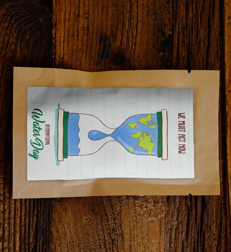 World Water Day Tree Pouch