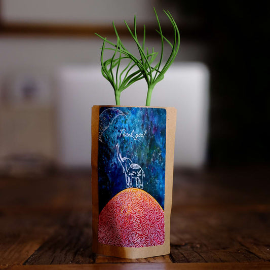 Show your friends how much you appreciated them with 'Thank You' tree gifting card.